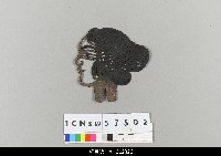 藏品(中國湖北皮影戲偶頭-旦)的圖片